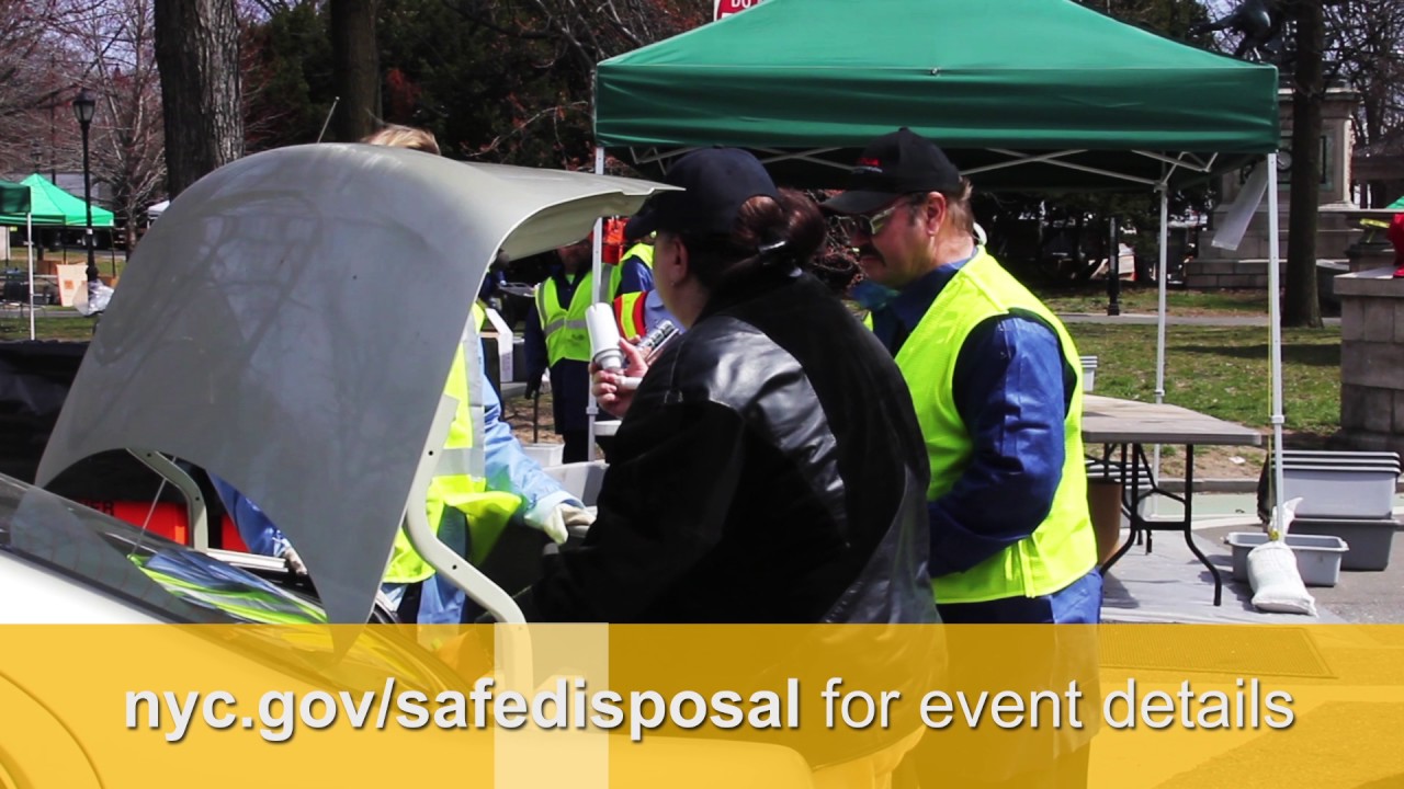 NYC SAFE Disposal Events YouTube