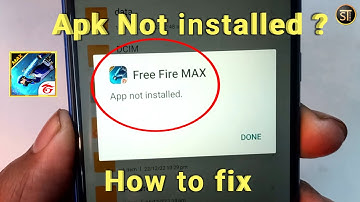 Free Fire Max App Not installed | How To Fix Free Fire Max Apk Not installed