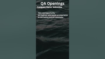 QA JOB OPENINGS FOR AUTOMATION TESTING #manualtesting #selenium #viral #automation #ytshorts #qa #yt