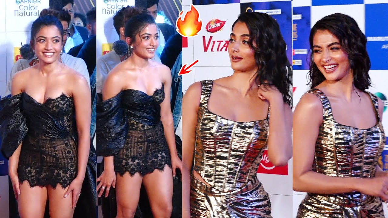 Pooja Hegde Reaction to Rashmika Mandanna Dress at Zee Cine Awards 2023 | Friday Culture