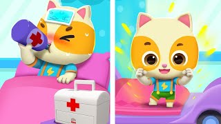 Baby Takes Medicine Song | Mimi and Daddy | +More Kids Song & Nursery Rhymes | Meowmi Family Show