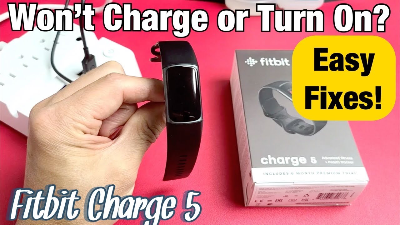 Fitbit Charge 5: Does Not Charge Or Turn On? Fixed! - Youtube