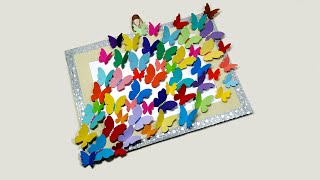 Amazing Butterfly Wall Hanging | Paper Craft | Handmade Paper Wall Decoration | Easy Craft