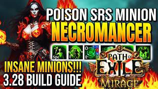 THIS POISON SRS NECROMANCER BUILD IS META IN 3.28! POE SRS Build 3.28 (NEW META)