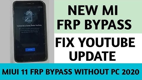 Redmi 4/4 Fix YouTube Update 2020 || Google Account/ FRP Bypass Android 7.1.2 Without PC