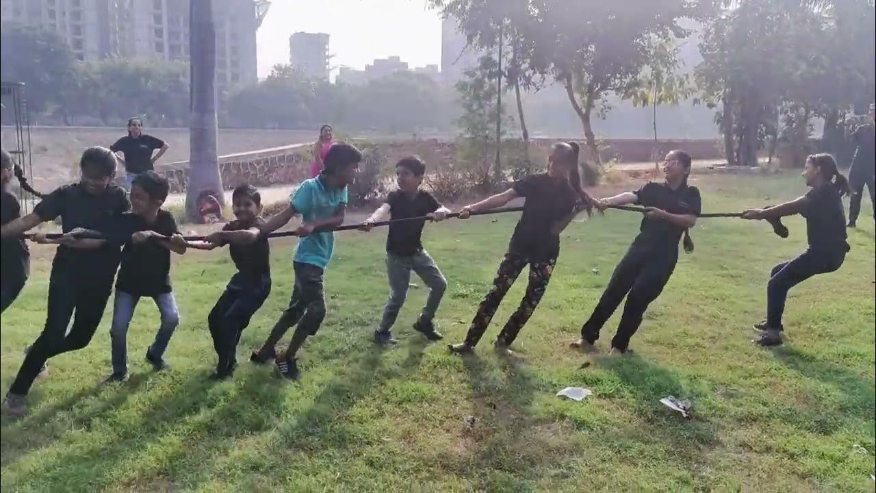 Rope Pulling Game by Samayak Academy StudentsSunday FunFull EnjoyDangal YouTube