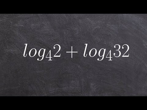 Video: How To Add Logarithms