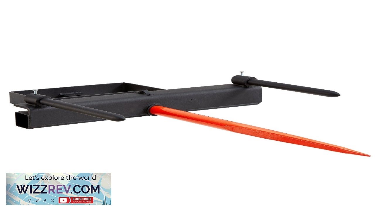 VEVOR 39" Hay Spear Bale Spears 1600lbs Loading Capacity Skid Steer Loader