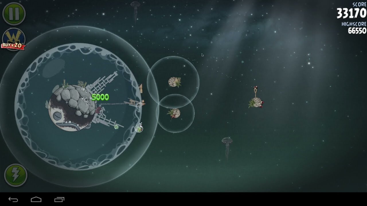 Angry Birds Space Mirror Worlds Pig Dipper Mirror World Level M6-22  65250