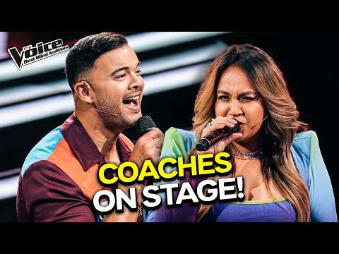 Karaoke Master Takes The Stage and The Coaches Pick Up The Mic! | The Voice