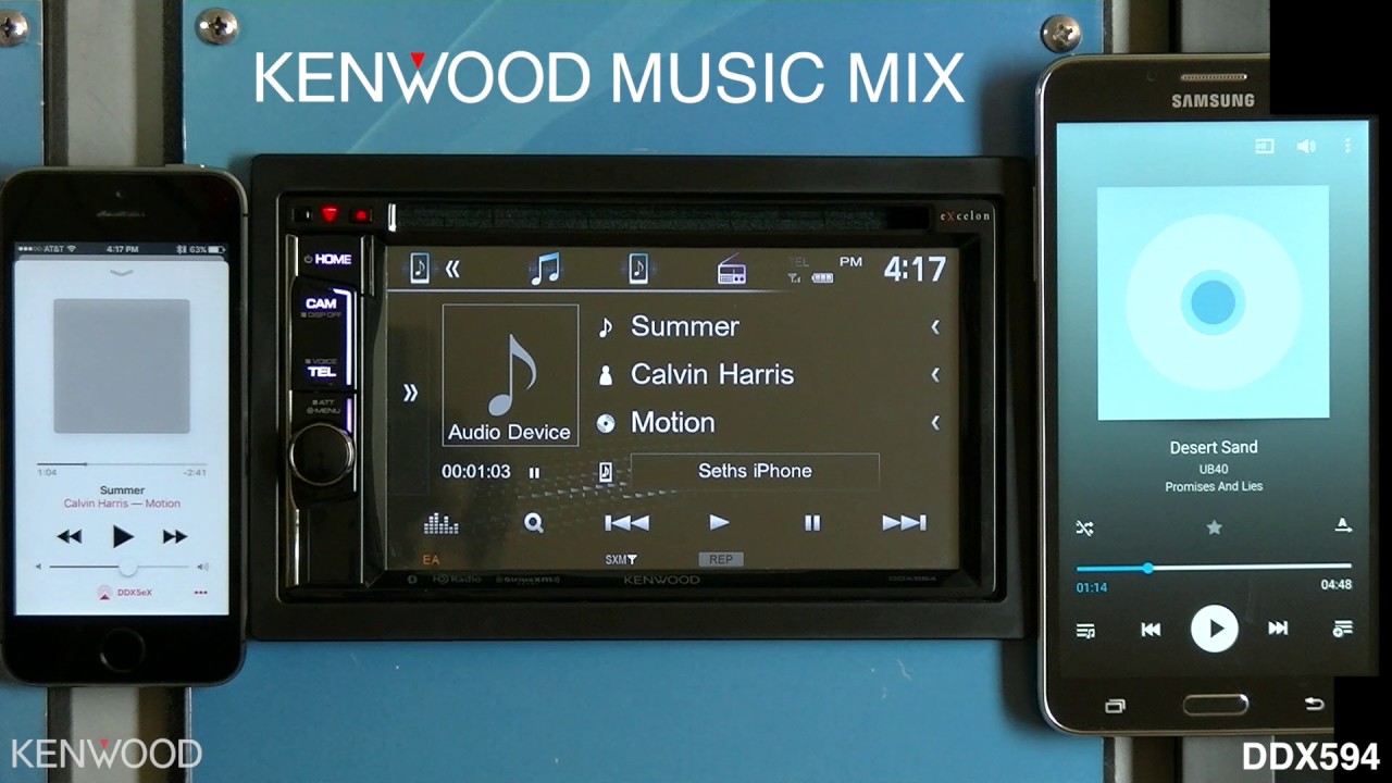 KENWOOD Music Mix for 2017 Multimedia Receivers (DDX394, DDX594, DDX794