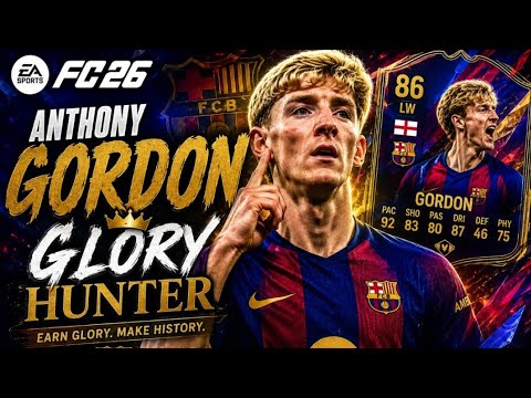 😮💥 95 Anthony Gordon Glory Hunters l Player Review On FC26!! 😮💥