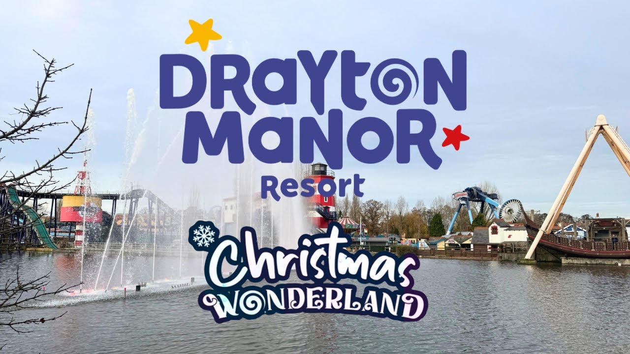 Drayton Manor Resort Christmas Vlog - 2025 Full Tour Review