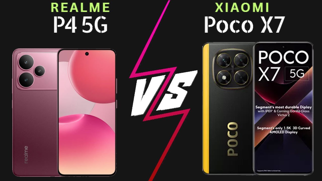 Poco P4 Realme P4 vs Poco X7 5G #phonecomparison - YouTube