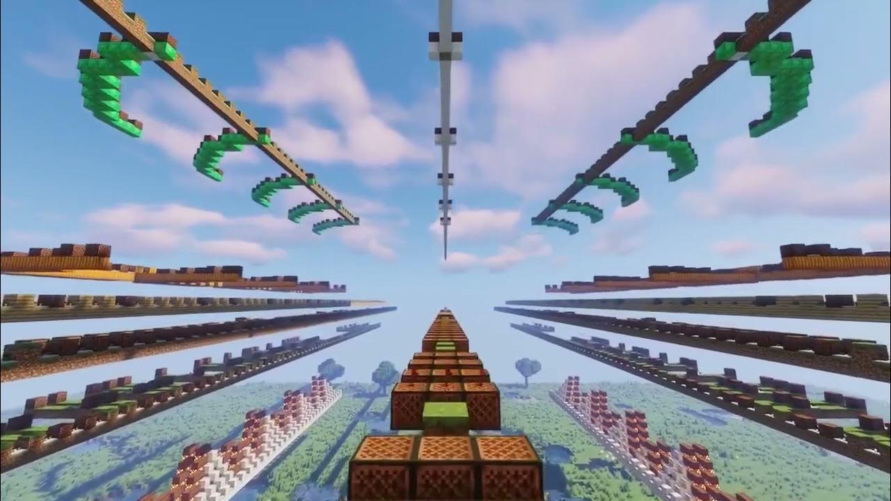 Redstone Music Use 12000 note blocks to play quot STAY quot in MC YouTube
