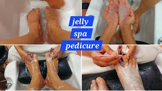 घर बैठे सीखे salon जैसा jelly spa pedicure बहुत ही आसानी से/foot pain relief pedicure/jelly pedicure