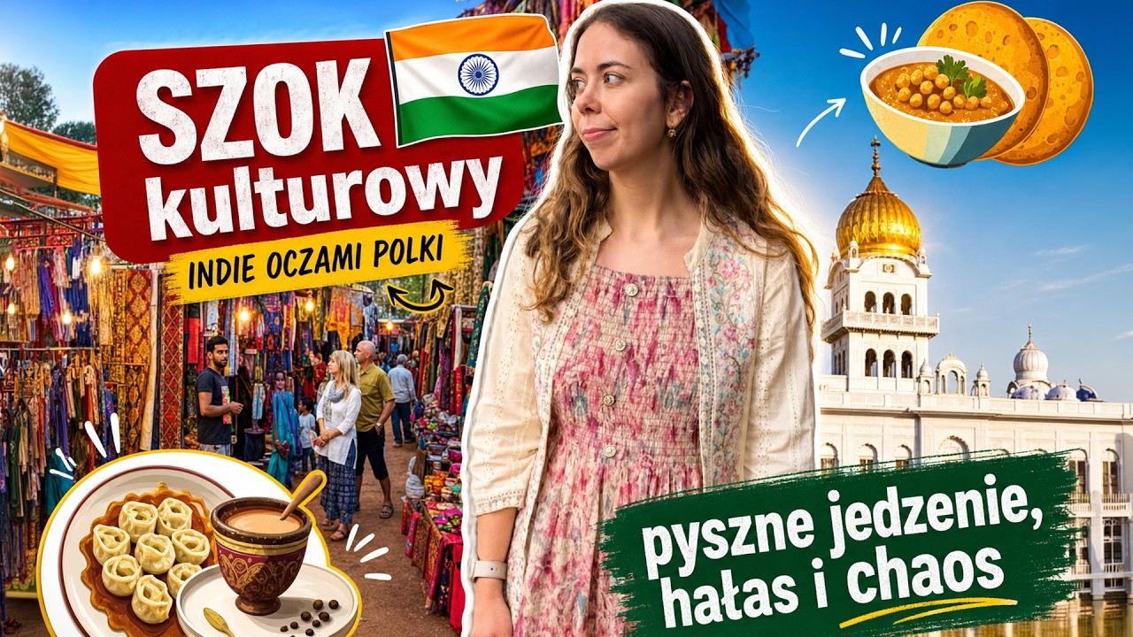 Indie Bez Filtra 🇮🇳 Chaos, pyszny Street Food i głośne markety  | Zwiedzam Delhi z Indyjską rodziną