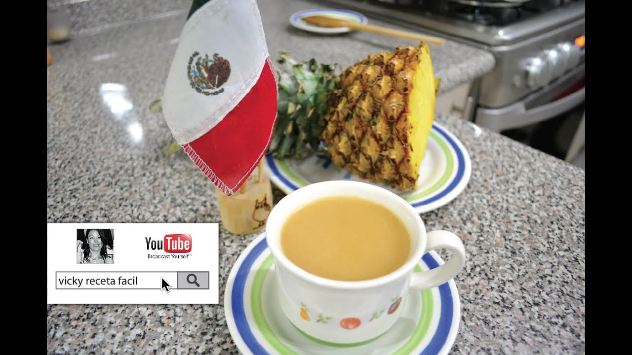 ATOLE DE PIÑA | Vicky Receta Facil - YouTube