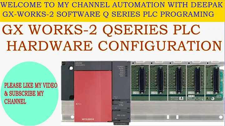 Q-SERIES HARDWARE CONFIGURATION IN GX-WORKS-2 SOFTWARE MITASUBISHI PLC PROGRAMING