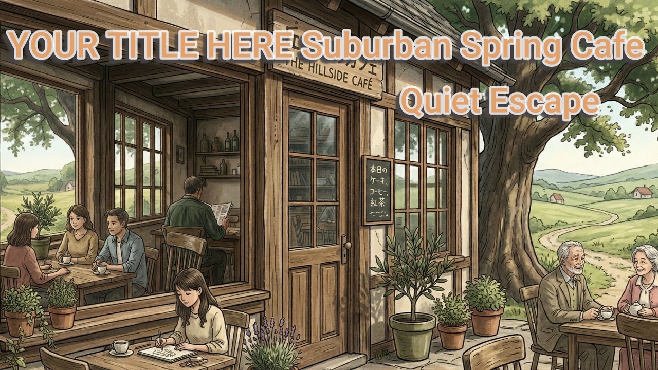 Suburban Spring Cafe｜Quiet Escape