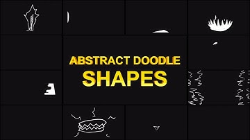 Abstract Doodle Shapes Unreal Preview