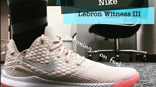 nike lebron witness 3 on feet