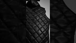 Vortex Hooded Black Leather Studiosuits