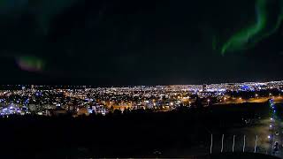 Magnificent Aurora Borealis over Reykjavík, Nov 28, 2022