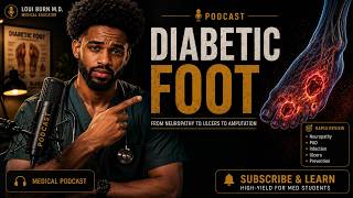 Diabetic Foot Explained Simply (Medical Audio Pod 🎙️) | Neuropathy, Ulcers &amp; Amputation Risk