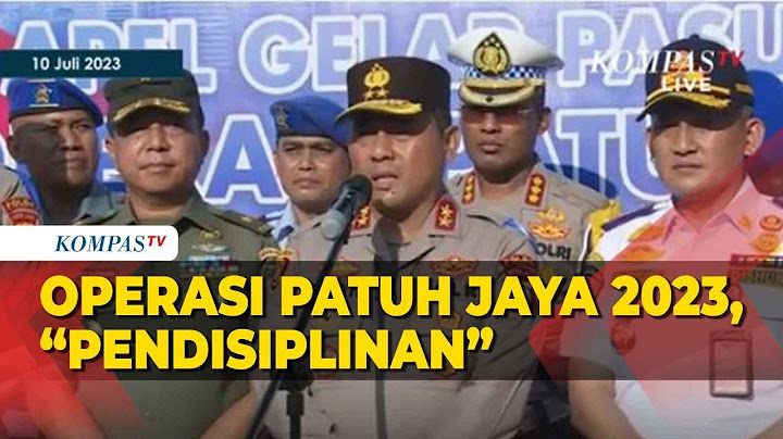 Gelar Operasi Patuh Jaya, Kapolda Metro: Memberikan Efek Pendisiplinan!