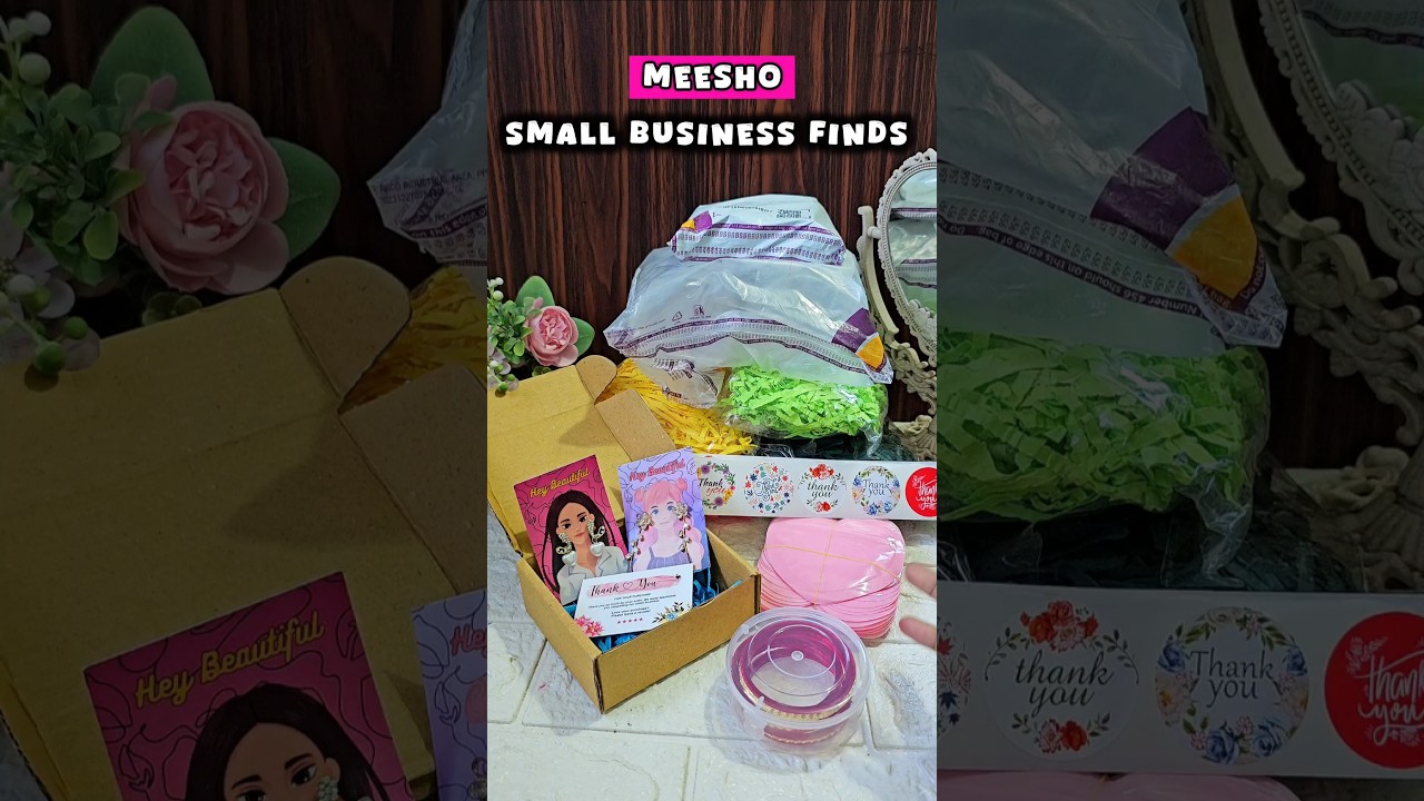 Meesho 💕  Small bussiness  finds... small Business  packing material 