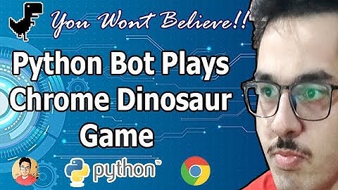 I Automated The Chrome Dinosaur Game Using Python 🔥