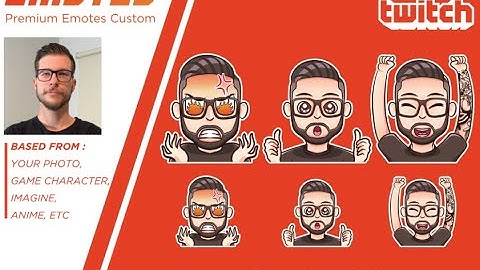 I will create custom twitch emotes and sub badge in 24 hours