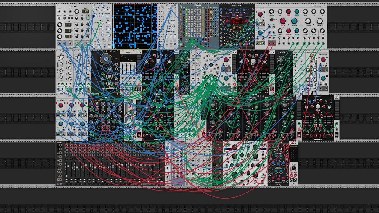 One hour generative modular ambient in VCV Rack