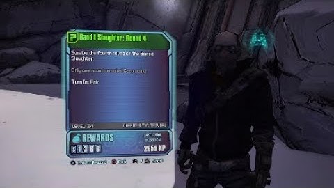 Borderlands 2 Side Mission: Bandit slaughter round 4