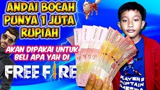 1 JUTA RUPIAH DIKASIH KE BOCAH BISA DAPAT APA AJA DI FREE FIRE!?