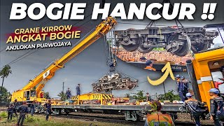 Download Lagu BOGIE KERETA SAMPAI HANCUR ‼️ BEKAS ANJLOK PURWOJAYA !! Proses Crane Kirrow Angkat Bogie MP3 Download Lagu BOGIE KERETA SAMPAI HANCUR ‼️ BEKAS ANJLOK PURWOJAYA !! Proses Crane Kirrow Angkat Bogie MP3