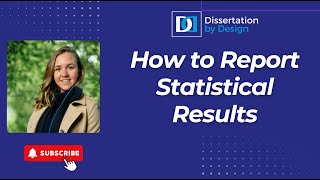 Reporting Statistical Results:  Research Writing Considerations