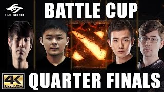 Dota 2 | Team Secret Tier 8 Quarter Finals | Fall 2016 Battle Cup