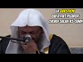  la question qui a fait pleurer cheikh salih assindi