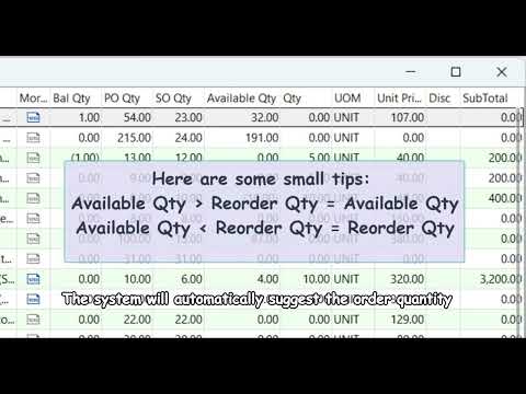 SQL Quick Post – Fast & Easy Purchase Order Entry in SQL Accounting