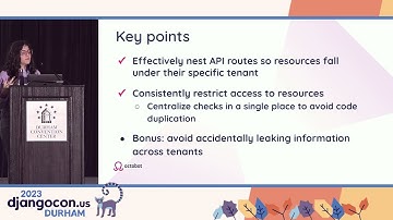 An approach to lightweight tenancy management using Django Rest Framework with Eliana Rosselli