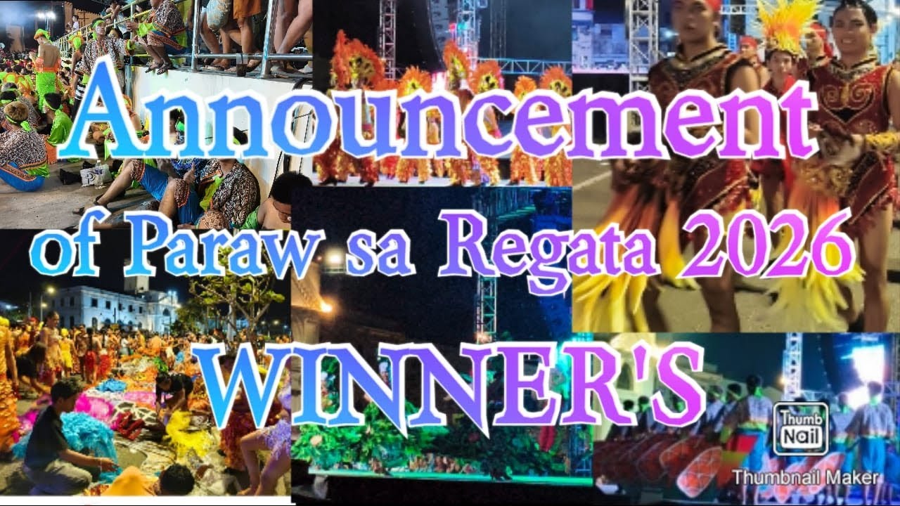Paraw sa Regata 2026 | announcement of winners|iloilo city