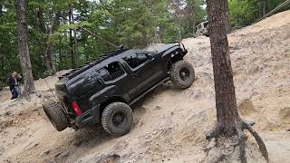 SAS'd xterra on Dickey Bell at Uwharrie OHV trail system.