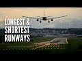 The Longest &amp; Shortest Runways in the World!