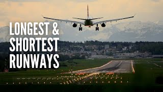 The Longest & Shortest Runways in the World!
