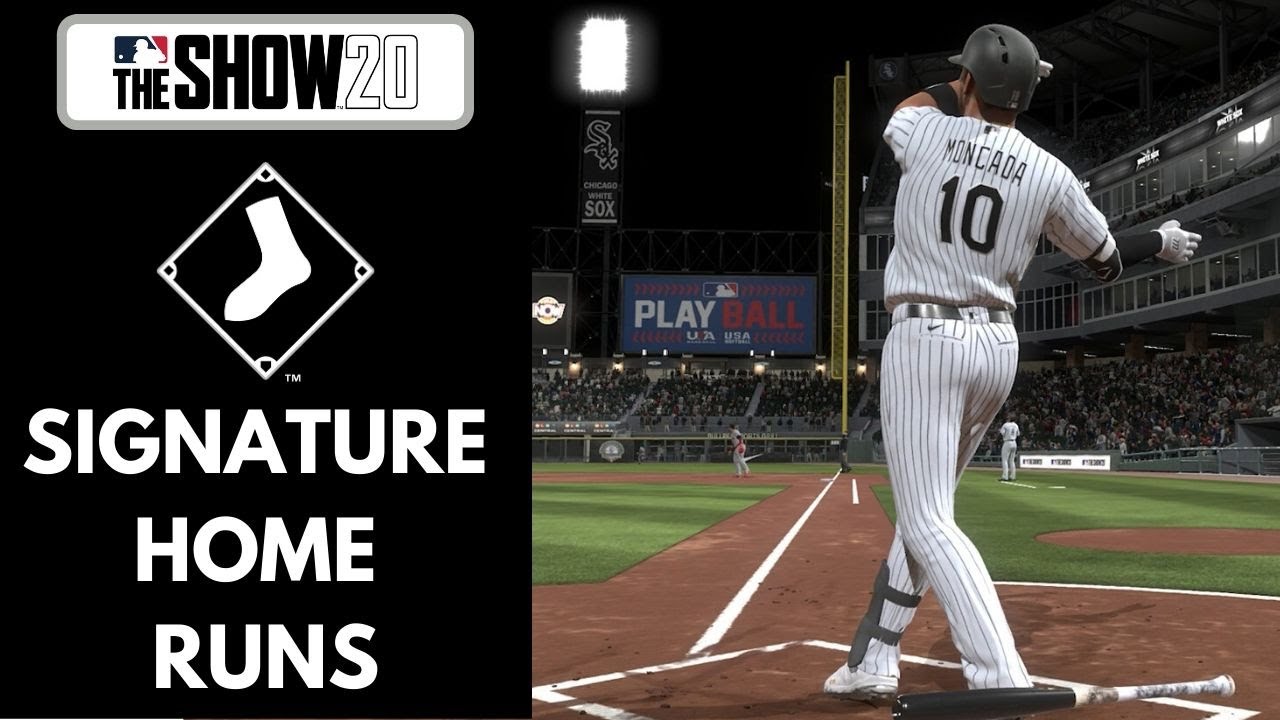 MLB The Show 20: Chicago White Sox Signature Home Run Celebrations and Bat  Flips 
