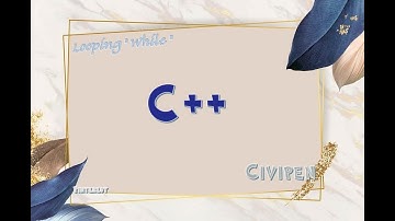 Program Deret Bilangan Genap Dengan Looping "WHILE" #cpp7