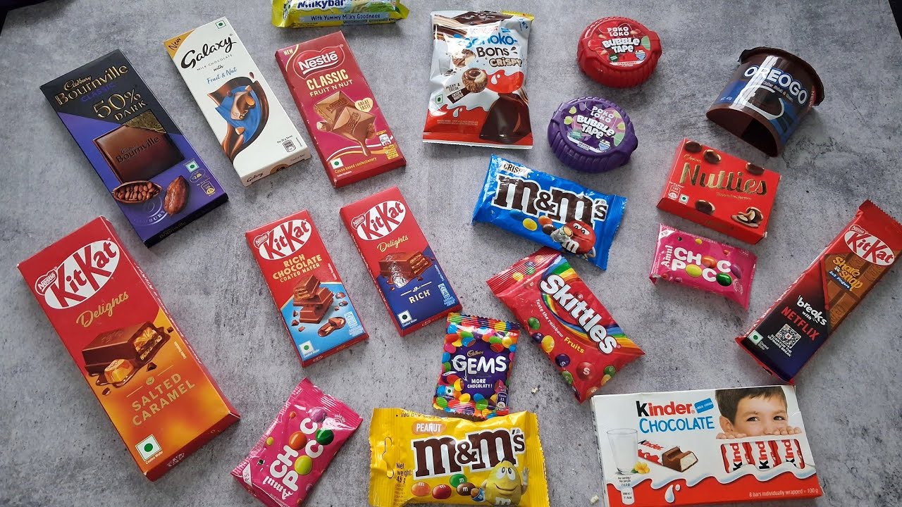 100 of chocolates and candies unboxing, surprise toys, chocolate opening video,Cadbury celebration