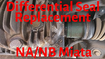 Miata Differential Seal Replacement (NA/NB Miata)